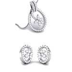 Load image into Gallery viewer, Platinum with Diamond Pendant Set JL PT P 8  Pendant-Set Jewelove.US
