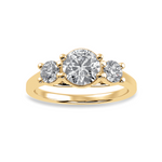 Load image into Gallery viewer, 1.00 Carat Solitaire Diamond Accents18K Yellow Gold Ring JL AU 1229Y-C   Jewelove.US
