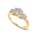 Load image into Gallery viewer, 1.00 Carat Solitaire Diamond Accents18K Yellow Gold Ring JL AU 1229Y-C   Jewelove.US
