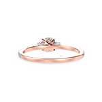 Load image into Gallery viewer, 70-Pointer Solitaire Diamond Accents Shank 18K Rose Gold Ring JL AU 1238R-B   Jewelove.US
