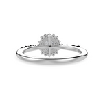 Load image into Gallery viewer, 50-Pointer Solitaire Halo Diamond Shank Platinum Ring JL PT 1247-A   Jewelove.US
