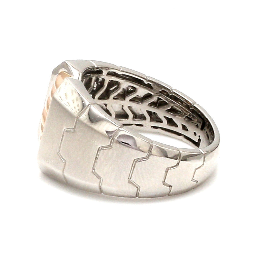 Men of Platinum | Heavy Platinum Rose Gold Ring for Leaders JL PT 685R