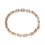 Load image into Gallery viewer, Men of Platinum| 5.75mm Platinum &amp; Rose Gold Bracelet for Men JL PTB 1281
