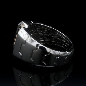 Men of Platinum | Heavy Platinum Rose Gold Ring for Leaders JL PT 685R