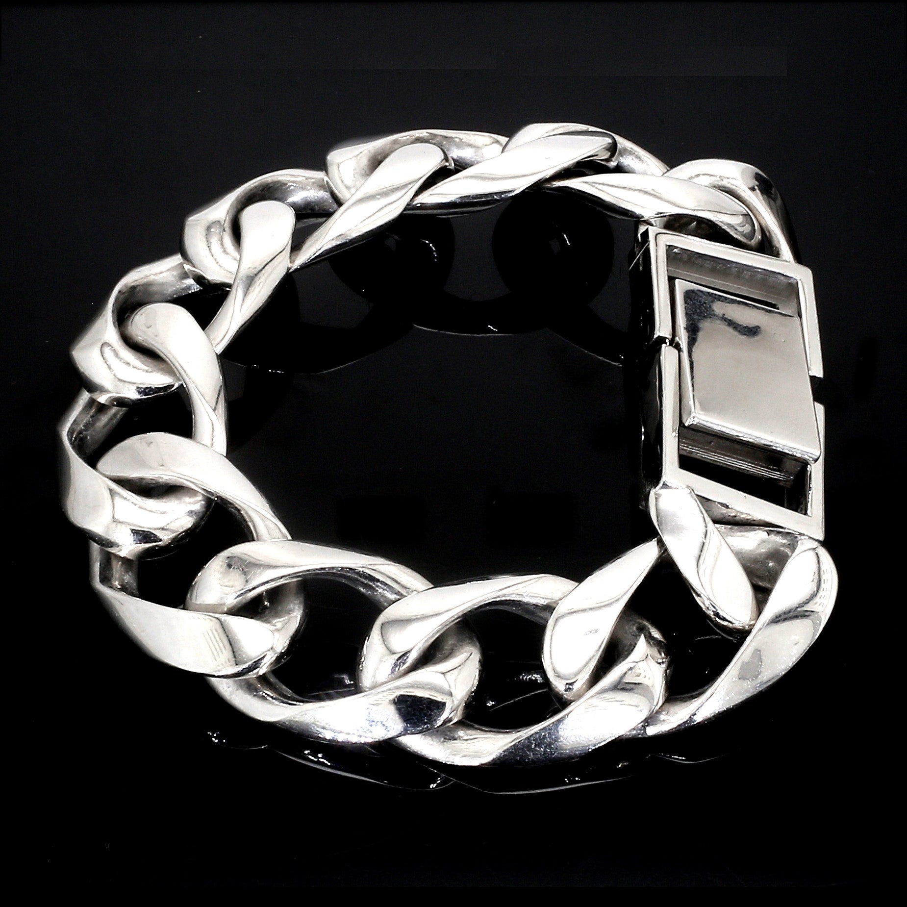 Platinum Heavy Bracelet for Men JL PTB 1183-A