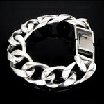 Load image into Gallery viewer, Platinum Heavy Bracelet for Men JL PTB 1183-A
