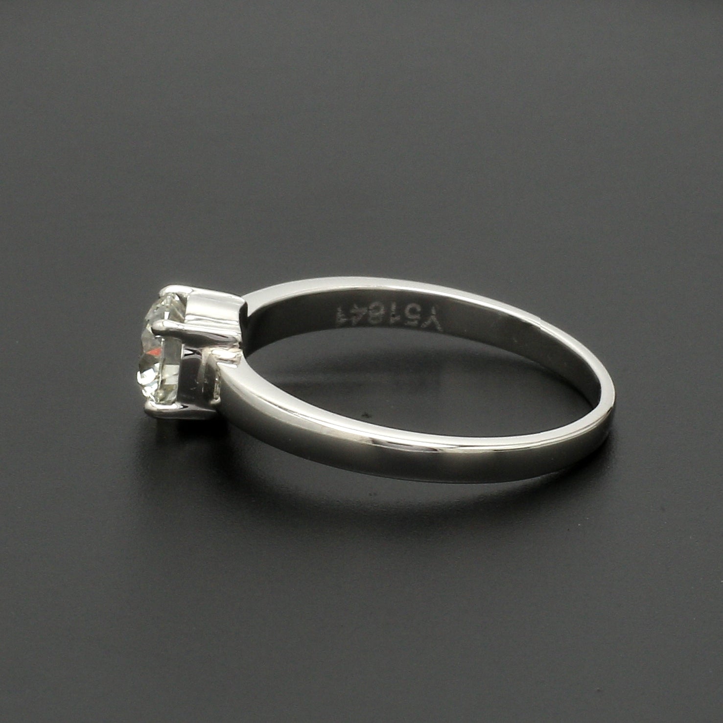 2-Carat Lab Grown Solitaire Platinum Engagement Ring JL PT LG G 1269-D