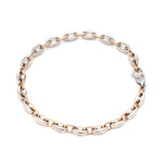 Load image into Gallery viewer, 5.25mm Platinum &amp; Rose Gold Bracelet for Men JL PTB 1278
