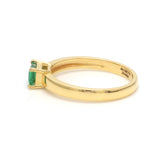 Load image into Gallery viewer, 18K Yellow Gold Emerald Diamond Ring JL AU 102   Jewelove.US
