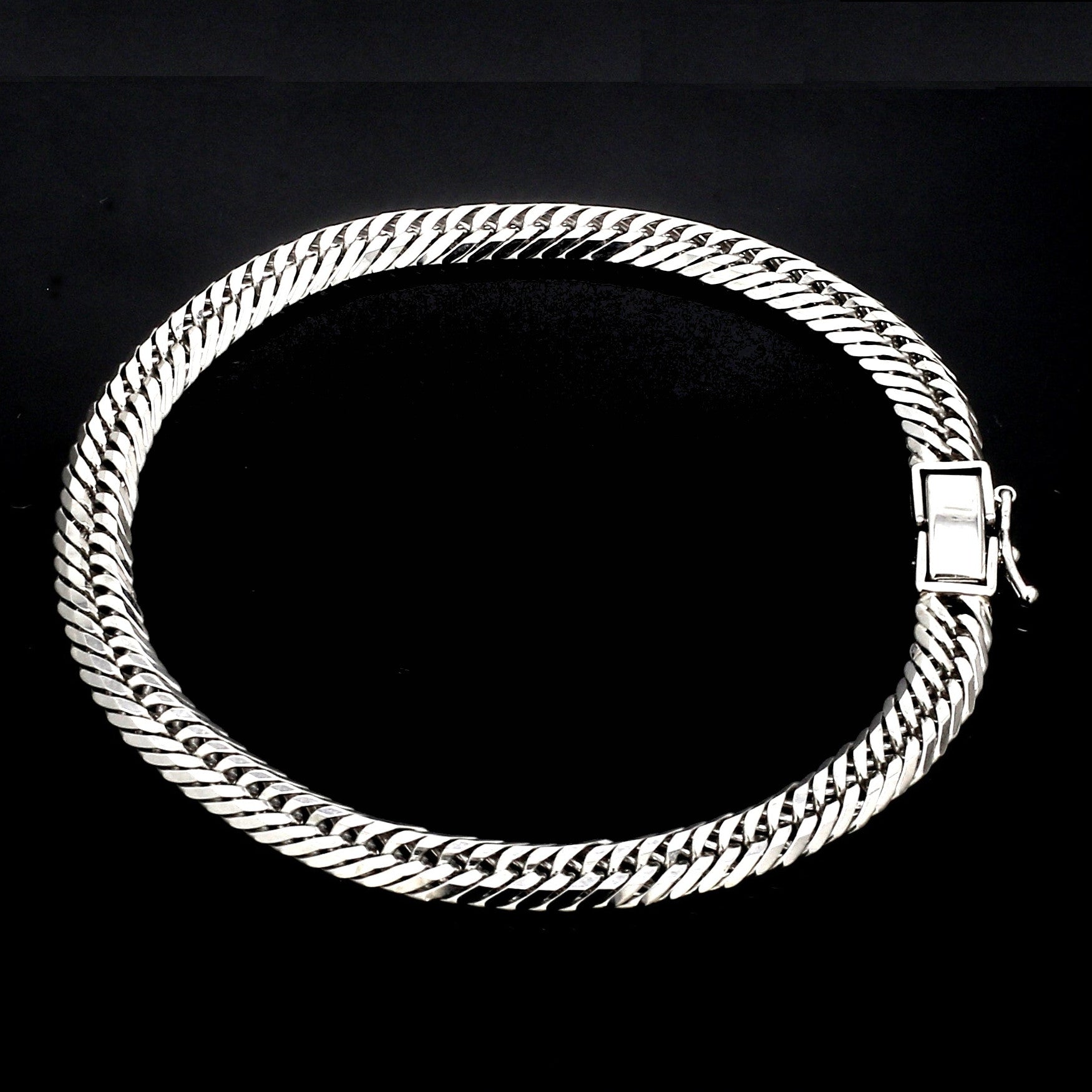 6mm Japanese Platinum Cuban Bracelet for Men JL PTB 1176-A