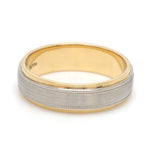 Load image into Gallery viewer, Milgrain Edge Platinum &amp; Rose Gold Men&#39;s Ring JL PT 636-B
