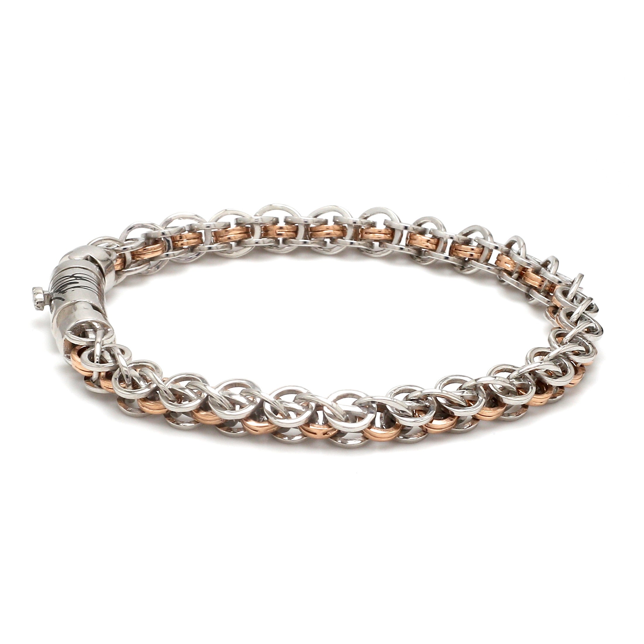 Men of Platinum | Rose Gold with Bracelet for Men JL PTB MSD 104