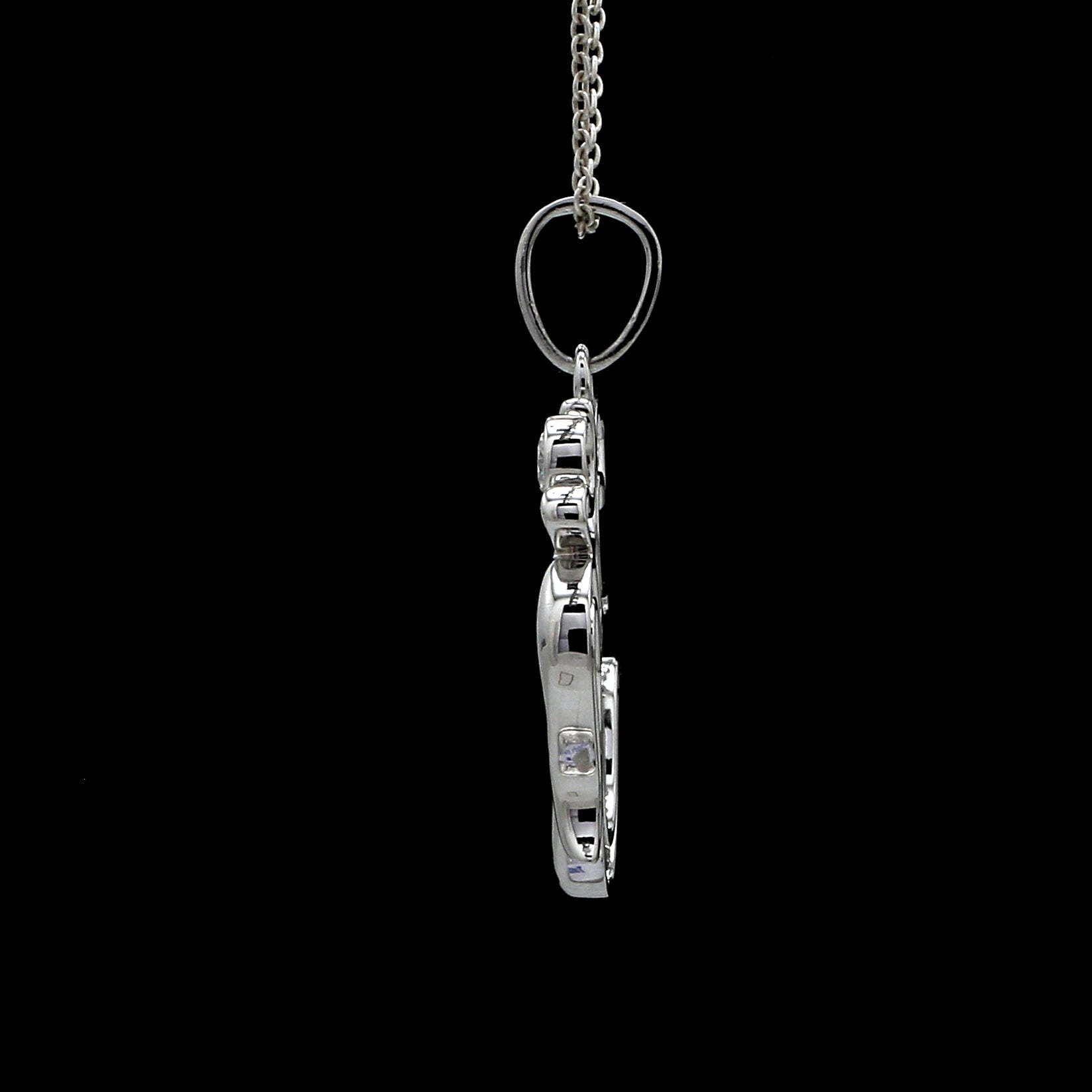 Platinum Single Diamond Om Pendant JL PT OM-7   Jewelove.US