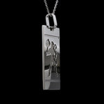 Load image into Gallery viewer, Platinum Double Side Pendant JL PT Hanuman &amp; Ganesh Ji
