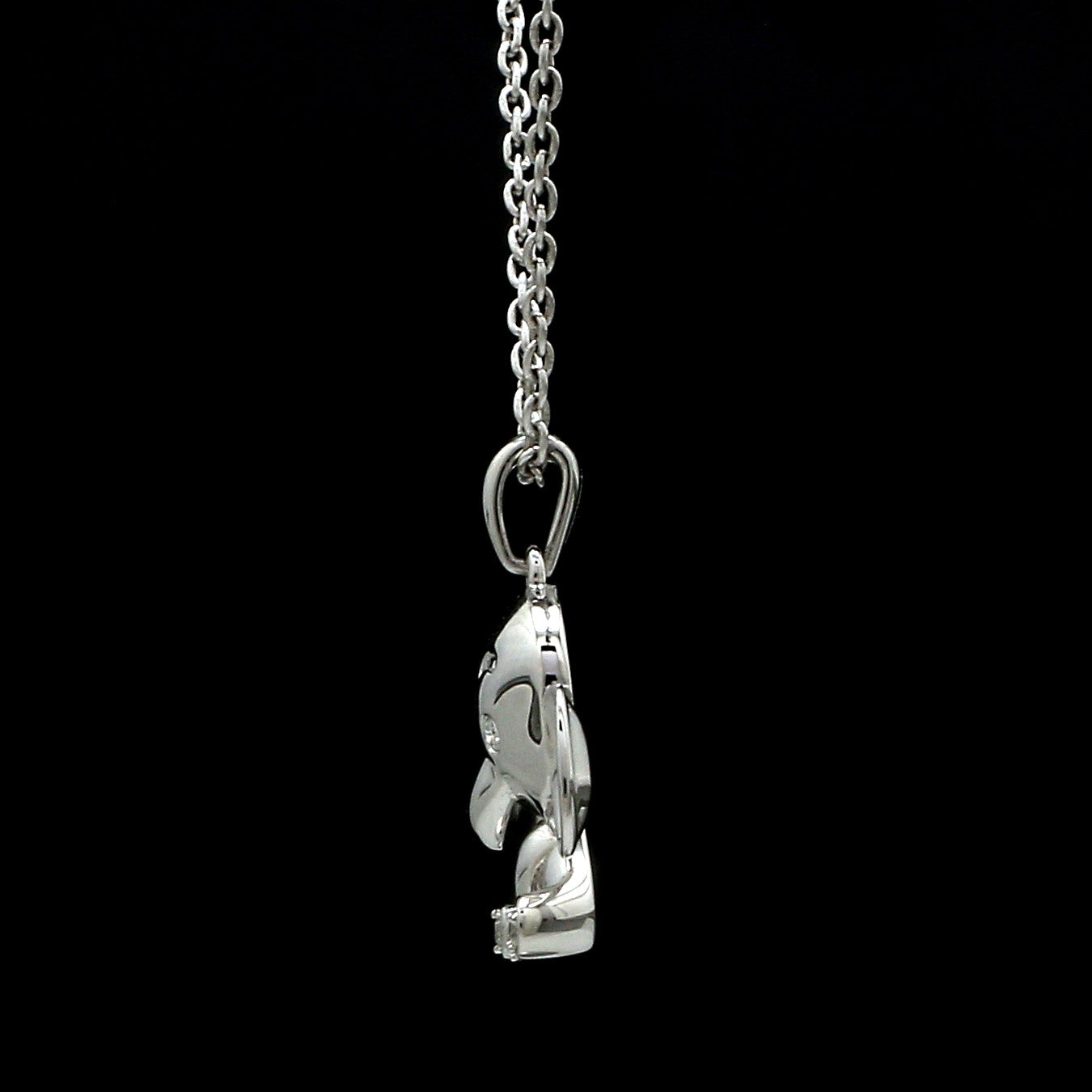 Baby Elephant Platinum Diamonds Pendant for Women JL PT P 1297