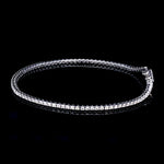 Load image into Gallery viewer, Single Line 18K Gold Tennis Bracelet with Diamonds JL AUB 1235
