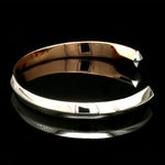 Load image into Gallery viewer, Unisex Platinum Rose Gold Open Kada Hi-Polish JL PTB 736R
