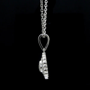 Platinum with Diamond Pendant Set for Women JL PT P 2448