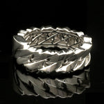 Load image into Gallery viewer, Men of Platinum | Heavy Ring for Men JL PT MSD 101
