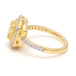 Load image into Gallery viewer, 1-Carat Yellow Diamond Solitaire 18K Yellow Gold Diamond Ring JL AU 132
