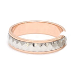 Load image into Gallery viewer, Designer Platinum &amp; Rose Gold Couple Rings JL PT 1113
