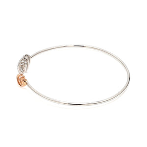 Evara Platinum Rose Gold Diamond Bracelet for Women JL PTB 1286