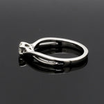 Load image into Gallery viewer, 30-Pointer 4 Prong Platinum Solitaire Ring with a Twist JL PT 676-A   Jewelove.US
