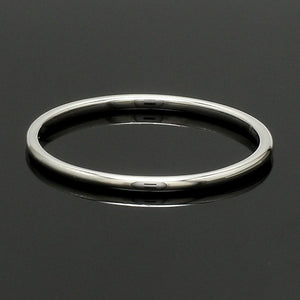 Classic 1.25mm Platinum Wedding Ring for Women SJ PTO 222-A