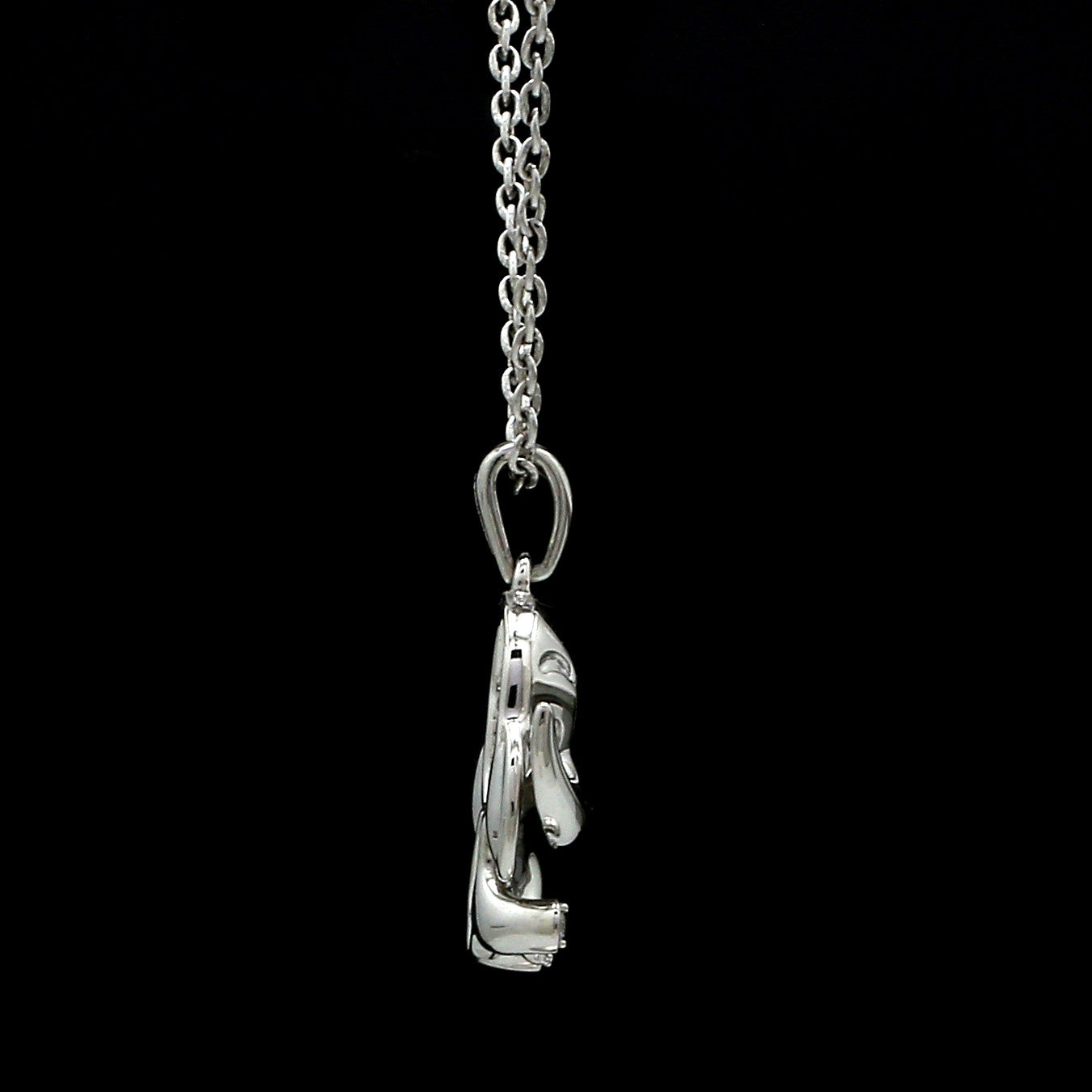 Baby Elephant Platinum Diamonds Pendant for Women JL PT P 1297