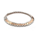 Load image into Gallery viewer, Men of Platinum | 8.5mm Platinum &amp; Rose Gold Bracelet for Men JL PTB 1282
