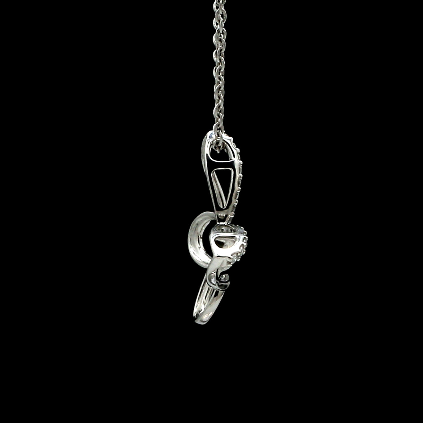 Platinum Butterfly Pendant with Diamonds for Women JL PT P 1241   Jewelove.US