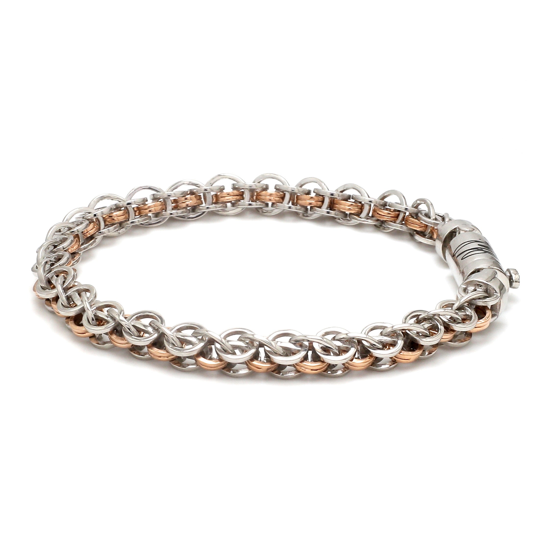 Men of Platinum | Rose Gold with Bracelet for Men JL PTB MSD 104