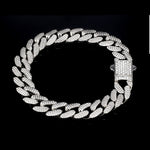 Load image into Gallery viewer, Men of Platinum | Diamond Cut Bracelet with Diamond Lock for Men JL PTB 1231
