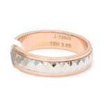 Load image into Gallery viewer, Designer Platinum &amp; Rose Gold Couple Rings JL PT 1113
