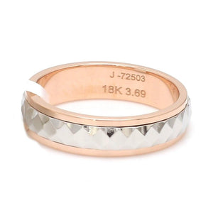 Designer Platinum & Rose Gold Couple Rings JL PT 1113