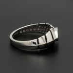 Load image into Gallery viewer, Platinum Ring with Black Enamel for Men JL PT 1310   Jewelove.US
