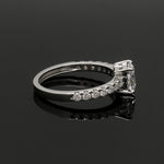 Load image into Gallery viewer, 30-Pointer Solitaire Diamond Shank Platinum Ring JL PT 1313   Jewelove.US
