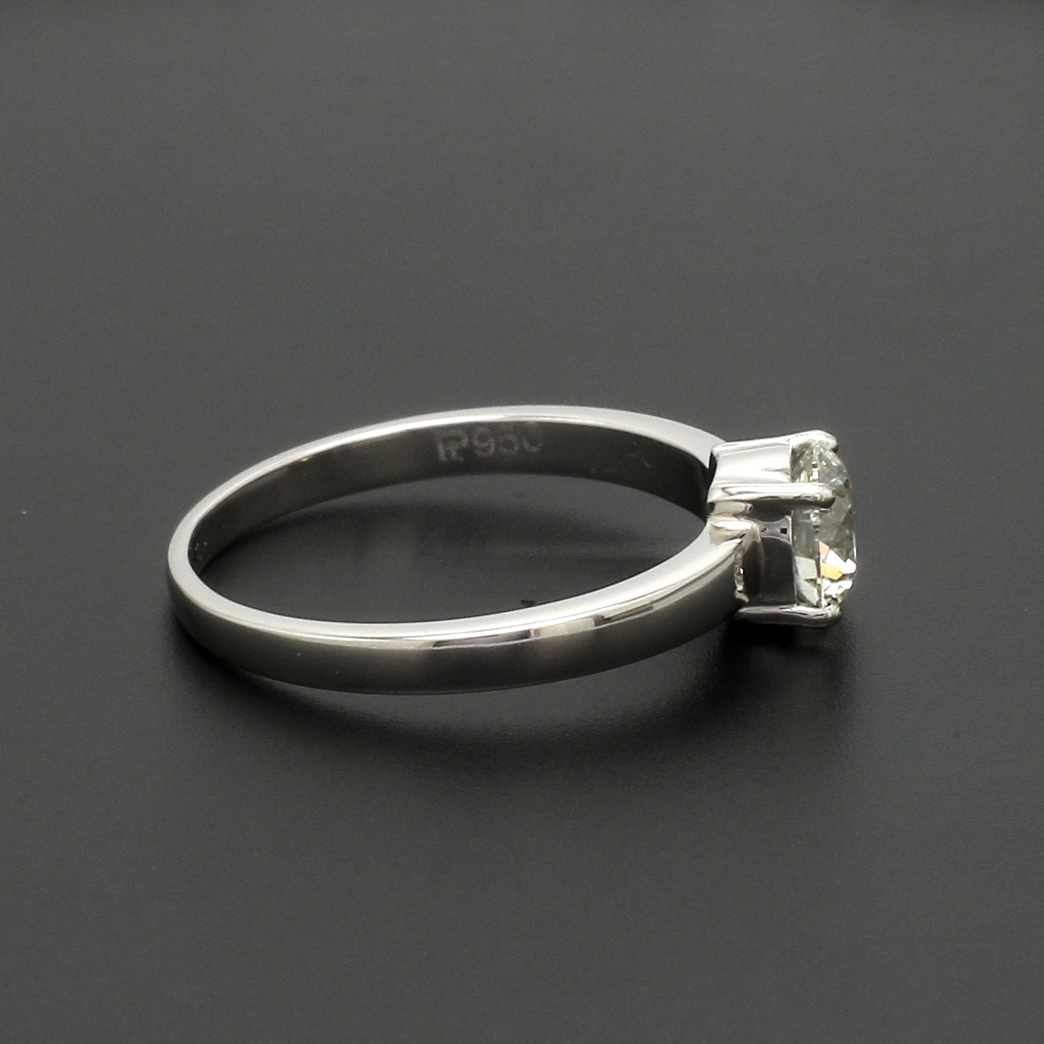 2-Carat Lab Grown Solitaire Platinum Engagement Ring JL PT LG G 1269-D