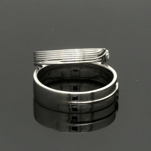 Platinum Diamond Couple Bands JL PT CB 134   Jewelove