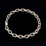 Load image into Gallery viewer, Men of Platinum| 5.75mm Platinum &amp; Rose Gold Bracelet for Men JL PTB 1281
