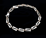 Load image into Gallery viewer, 5.25mm Platinum &amp; Rose Gold Bracelet for Men JL PTB 1280
