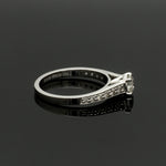 Load image into Gallery viewer, 70-Pointer Solitaire Diamond Shank Platinum Ring JL PT 1324-B   Jewelove.US
