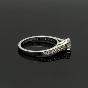 70-Pointer Solitaire Diamond Shank Platinum Ring JL PT 1324-B   Jewelove.US