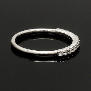 Half Eternity Diamond Ring in Platinum JL PT 1363