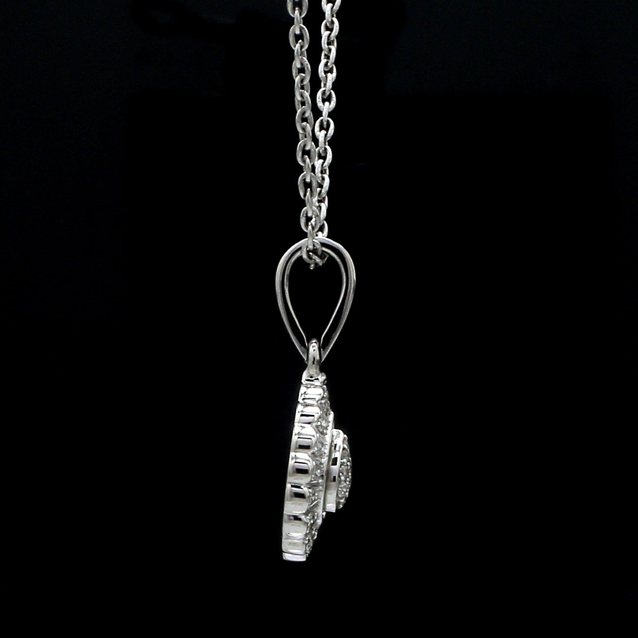 Platinum with Diamond Pendant Set for Women JL PT P 2448