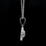 Load image into Gallery viewer, Platinum with Diamond Pendant Set for Women JL PT P 2448
