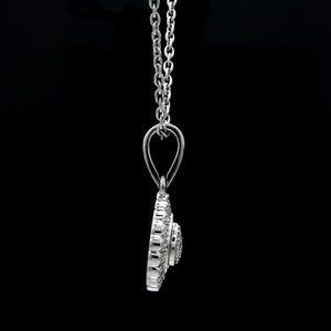 Platinum with Diamond Pendant Set for Women JL PT P 2448