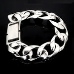 Load image into Gallery viewer, Platinum Heavy Bracelet for Men JL PTB 1183-A
