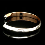 Load image into Gallery viewer, Unisex Platinum Rose Gold Open Kada Hi-Polish JL PTB 736R
