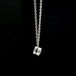 Load image into Gallery viewer, Single Diamond Pendant Platinum Chain JL PT CH 1317
